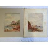 A pair of Victorian watercolours.