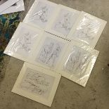 Seven prints mostly horses as new sealed.