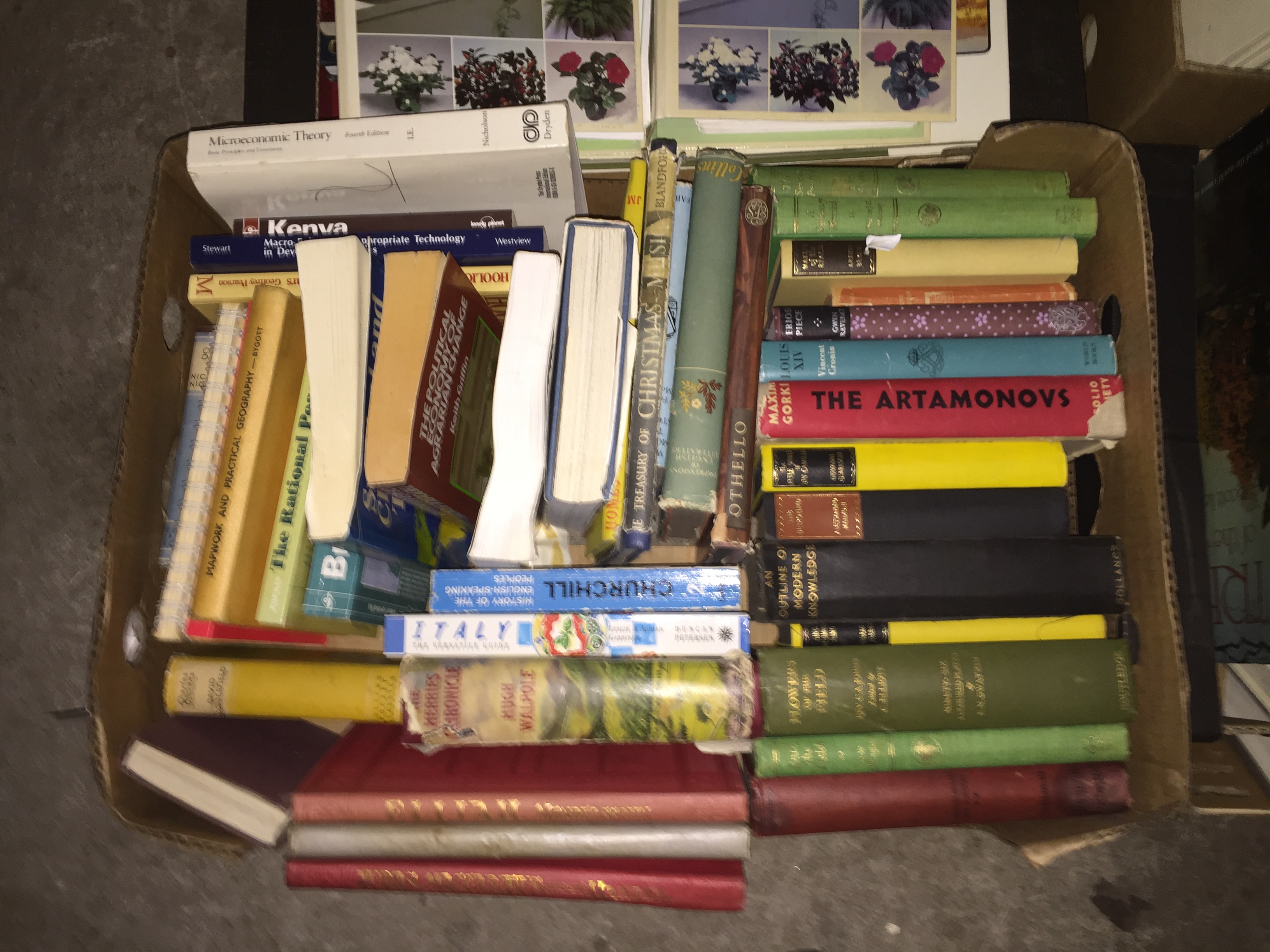 Four boxes of books various titles. - Image 4 of 5