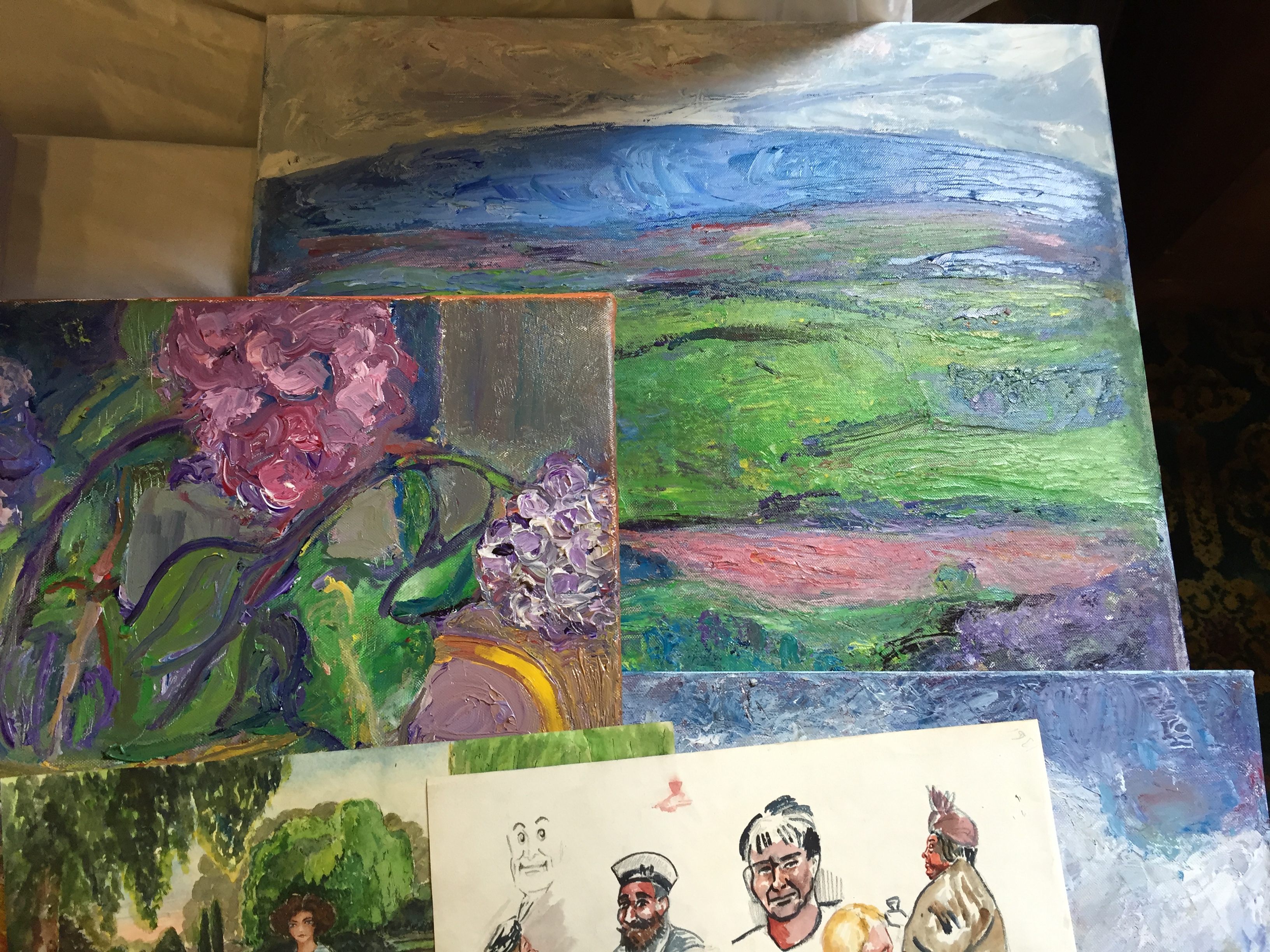 A selection of Watercolours and oils. - Image 6 of 6