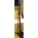 A hall coat stand.
