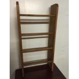 An oak Shoe Rack.