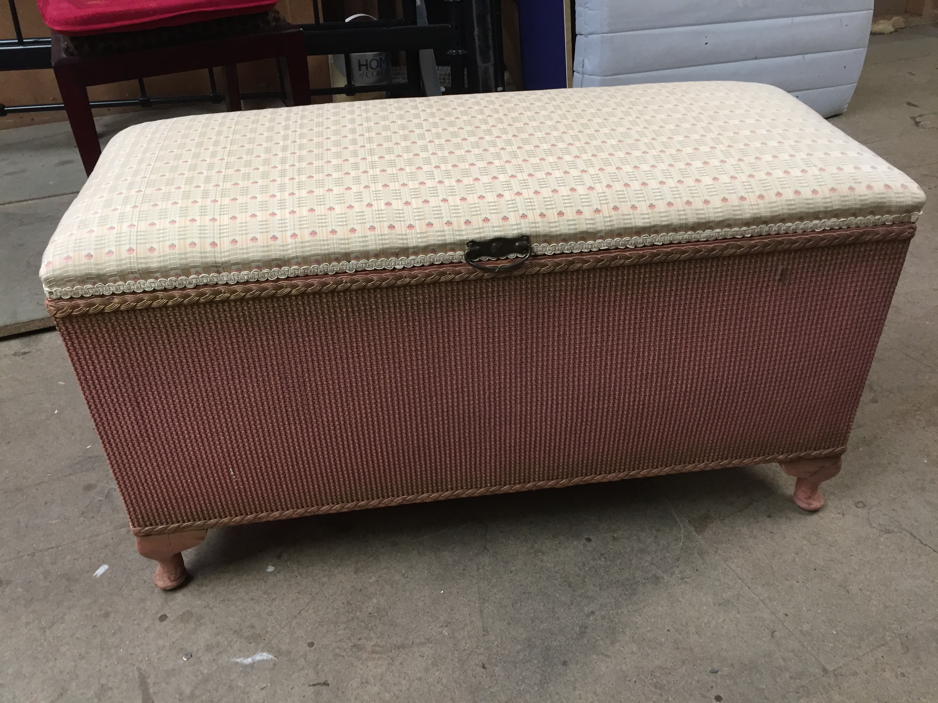 A loom ottoman.