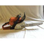 A Stihl saw worked when last used 10 years ago.