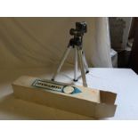 A Pyramid P 500 camera tripod.