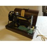 A Singer sewing machine