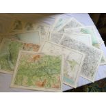 Various maps including railway maps.