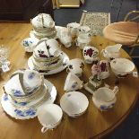 Two part dinner services including Colclough and Windsor (Showroom 2)