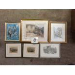 A selection of framed prints. (Showroom