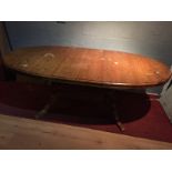 A ducal pine extending dining table. 197