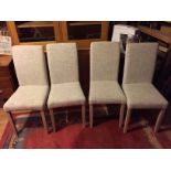 Four unused dining chairs. (Showroom 2)