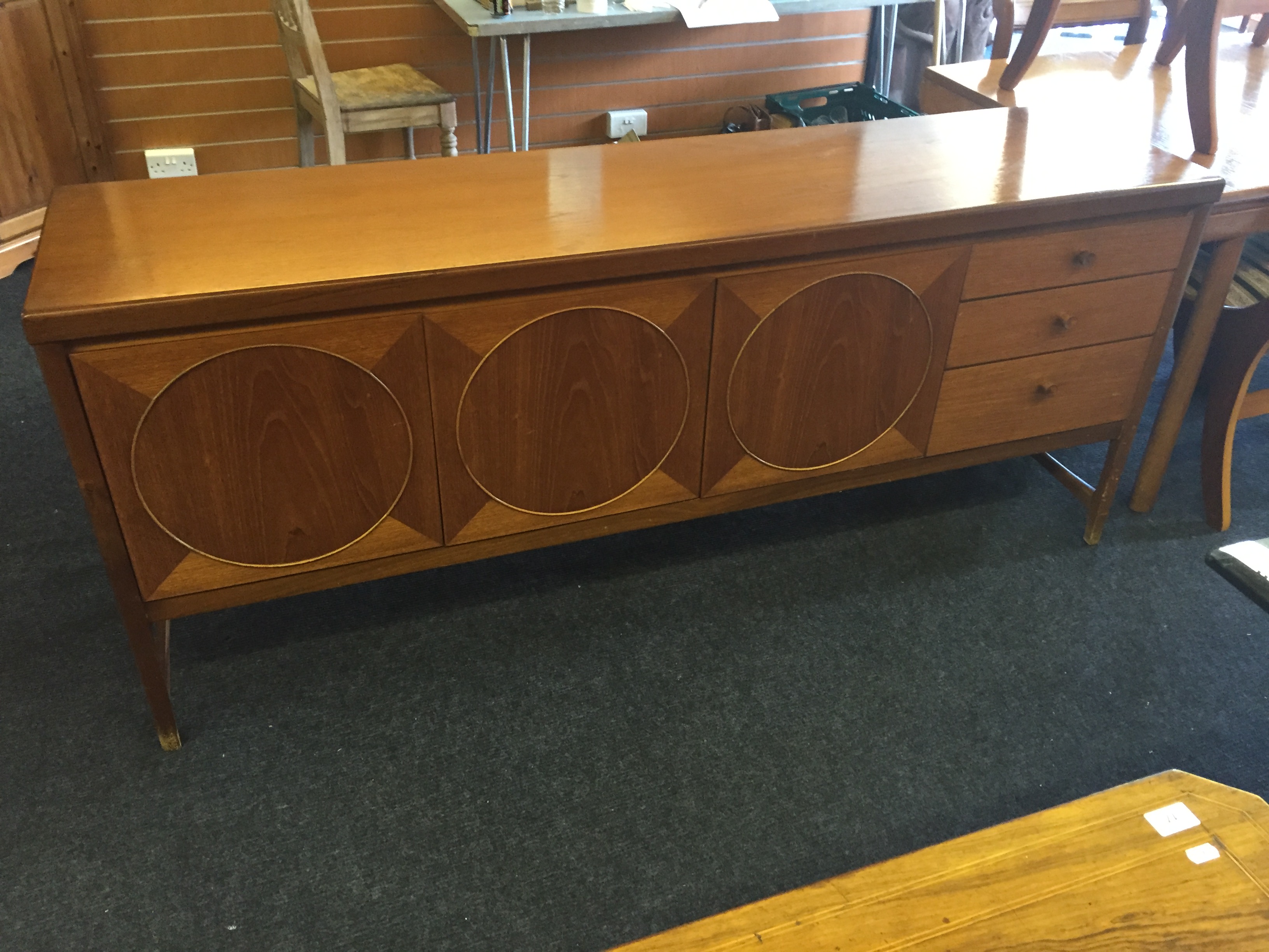 A Nathan circles teak sideboard. - Image 4 of 4