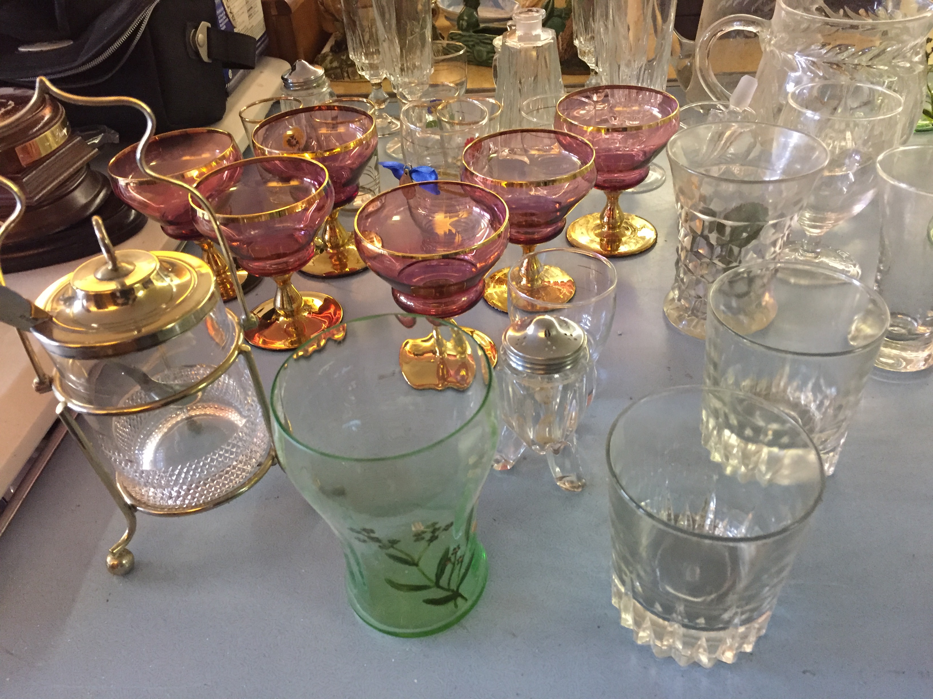 Vintage coloured glass. - Image 2 of 4