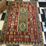 A kilim rug