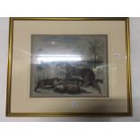 Paul A Nicholas '75 A watercolour of an otter and