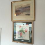 Two watercolours one by H R Hall.