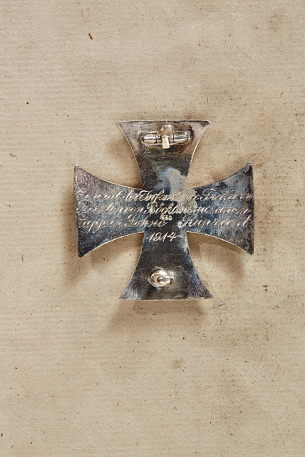 KÖNIGREICH PREUSSEN - EISERNES KREUZ : Eisernes Kreuz 1. Klasse 1914. Silber, an Nadel. Auf der