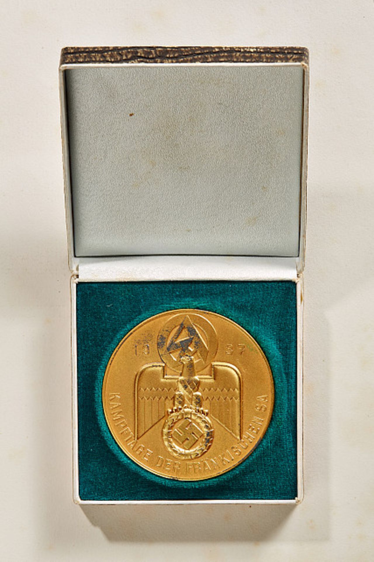 Deutsches Reich 1933 - 1945 - Sturmabteilung-SA : Goldmedaille für den 1. Sieger der Kampftage der