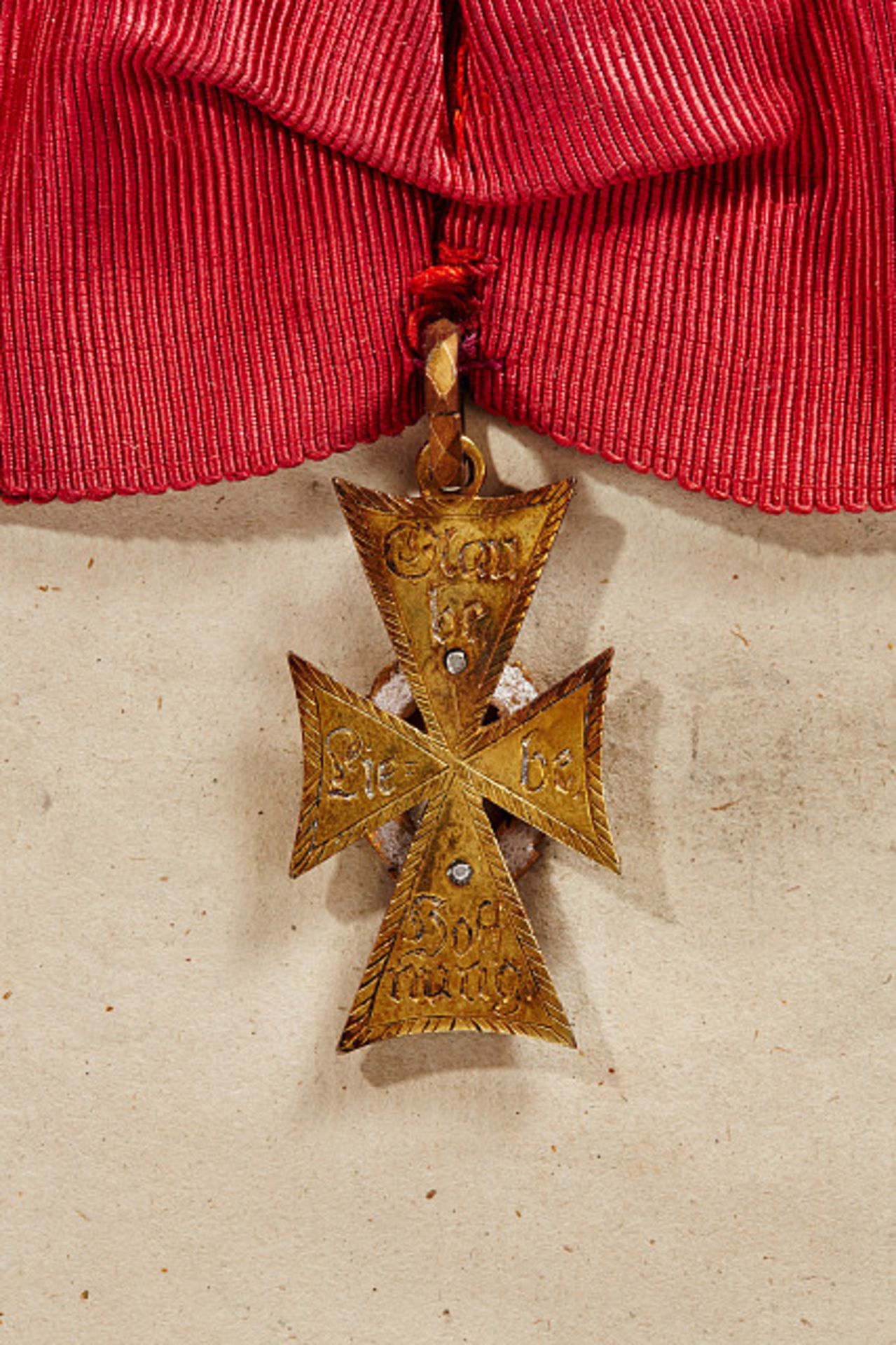 Orden & Ehrenzeichen Deutschland - Sachsen-Meiningen : Kreuz der Stiftsdamen, Bronze - Image 2 of 2