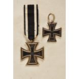 KÖNIGREICH PREUSSEN - EISERNES KREUZ : Eisernes Kreuz 2. Klasse, 1870. Silber/magnetisch, an