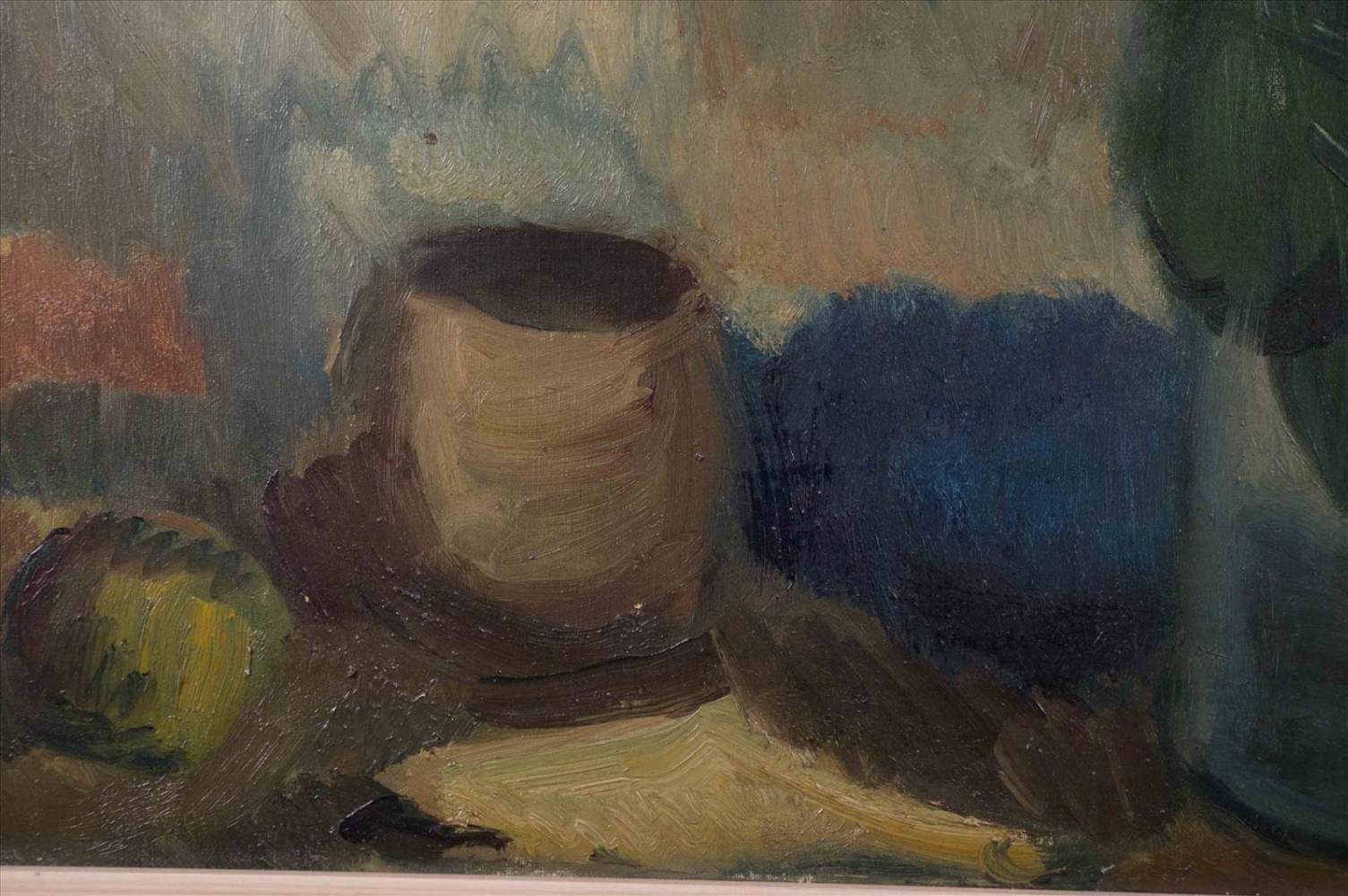Piet VAN WIJNGAERDT (1873-1964)"Stillleben mit Amaryllis"Gemälde Öl/Leinwand, 80 cm x 67 cm,rechts - Image 5 of 6