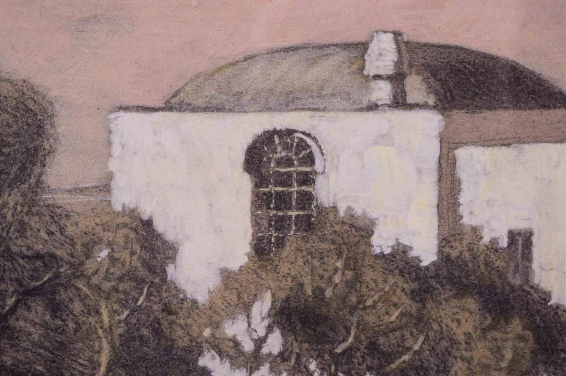Lucidus DIEFENBACH (1886-1958)"Mediterrane Landschaft"Zeichnung-Aquarell, Pastell/Papier, 44 cm x 60 - Image 6 of 11