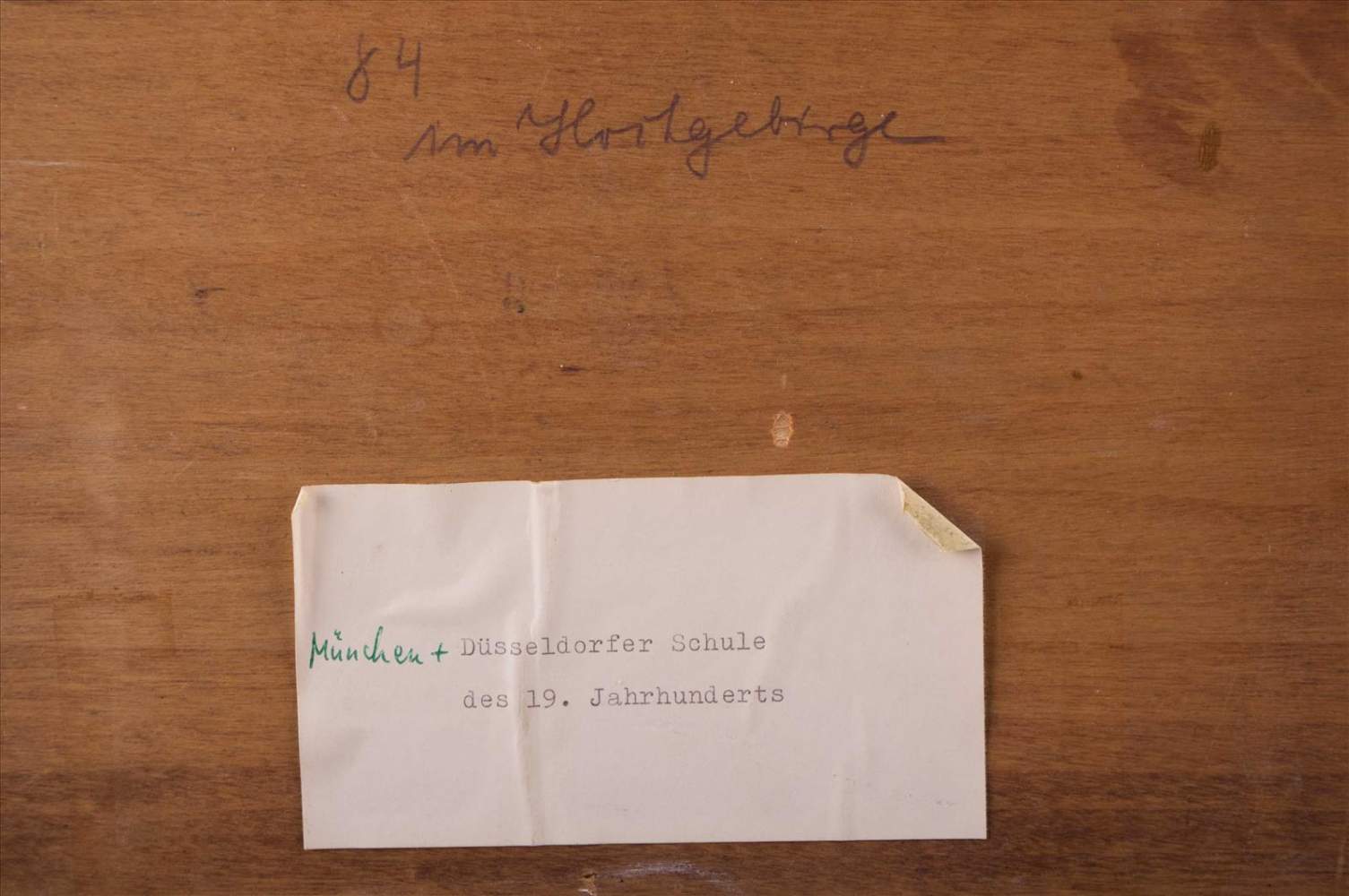 M.Pels Leusden 20. Jhd." Im Hochgebirge"Gemälde Öl/Holz, 26,5 cm x 35 cm,rechts unten signiert /" - Image 9 of 10