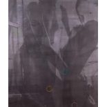 Bert STERN (1929-2013)"weibliche Akte"Gemälde, Pigment, 142 cm x 120 cm,links oben signiert, datiert