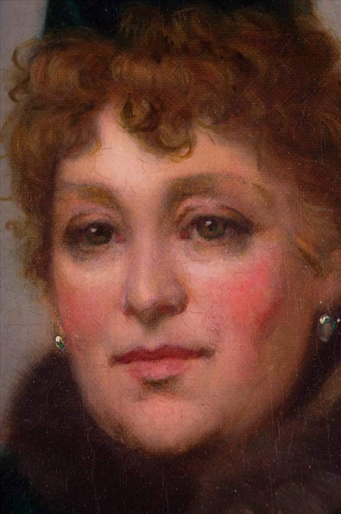 unbekannter Künstler des 19./20. Jhd. / Unidentified artist, 19th/20th century"Portrait of a Lady" - Image 4 of 7