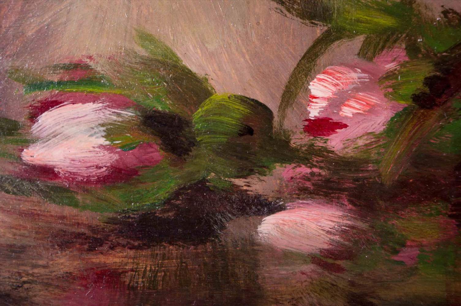 George MAJEWICZ (1897-1973)"Blumenstillleben"Gemälde Öl/ Sperrholzplatte, 64,5 cm x 79,5 cm,rechts - Image 5 of 8