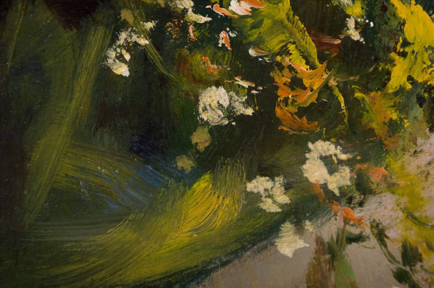 George MAJEWICZ (1897-1973)"Blumenstillleben"Gemälde Öl/ Sperrholzplatte, 64,5 cm x 79,5 cm,rechts - Image 7 of 8