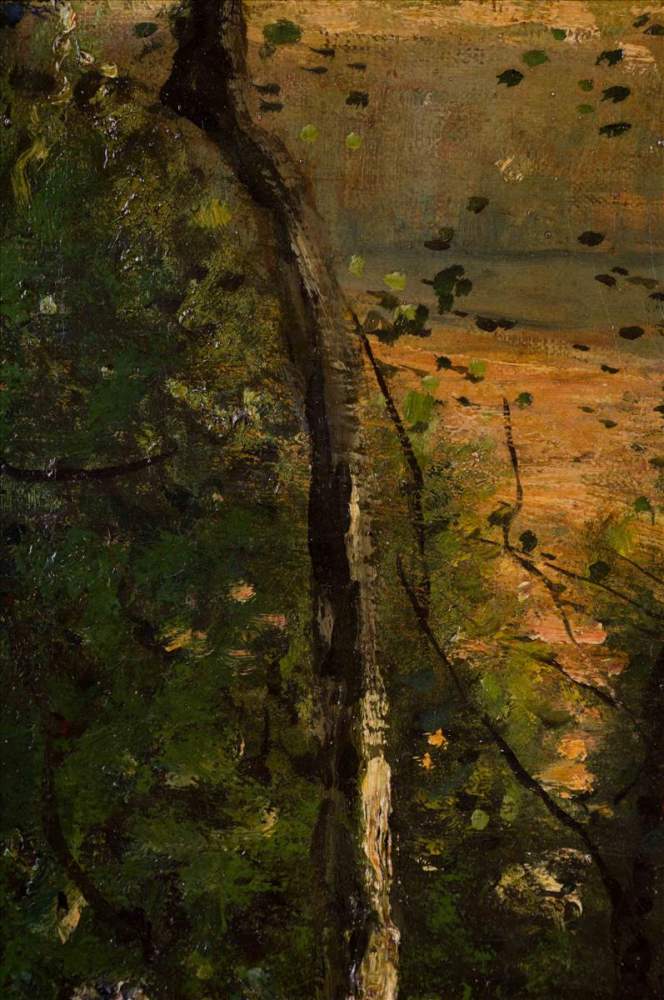 Mihály VON MUNKACSY (1844-1909)"Barbizon Landschaft"Gemälde Öl/Leinwand, 43,3 cm x 35,5 cm,links - Image 4 of 8