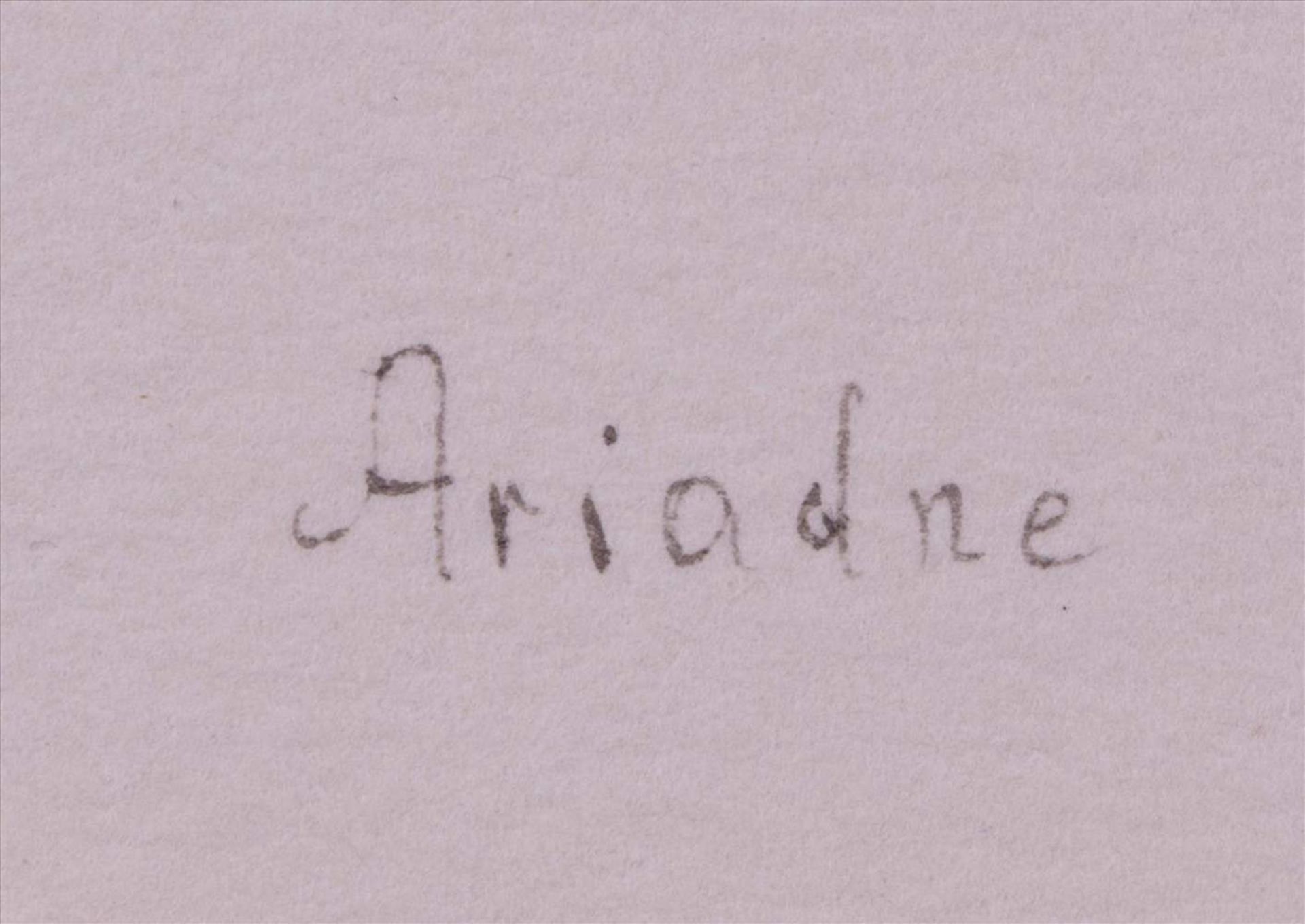 Gerhard ALTENBOURG (1926-1989) "Ariadne" Grafik-Multiple, Farbholzschnitt, 54,5 cm x 74,5 cm, - Bild 3 aus 6