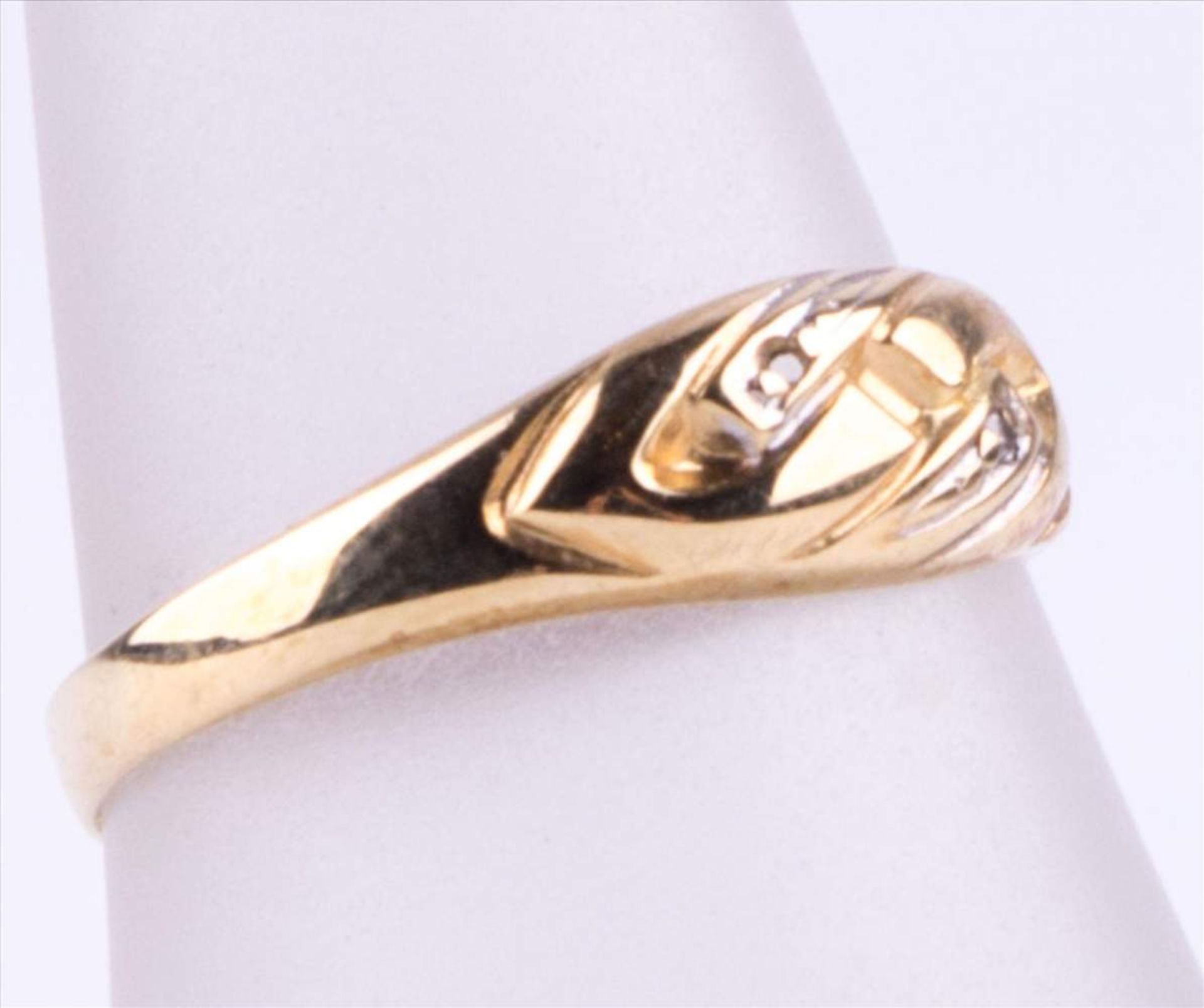 4 Damenringe / 4 women rings 333 GG, 3,8 g, Ø 1,9 cm / 333 yellow gold, 3,8 g, Ø 1,9 cm - Bild 4 aus 5