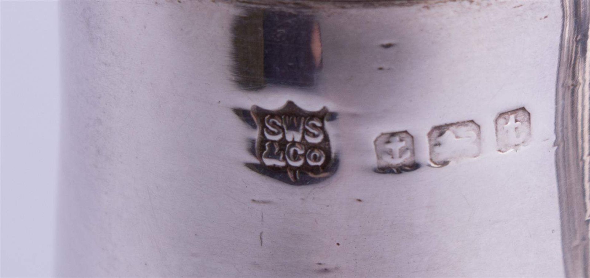 Salz Pfeffer Streuer SWS & Co Birmingham 1910 / Salt and pepper cruets SWS & Co Birmingham 1910 - Bild 5 aus 7