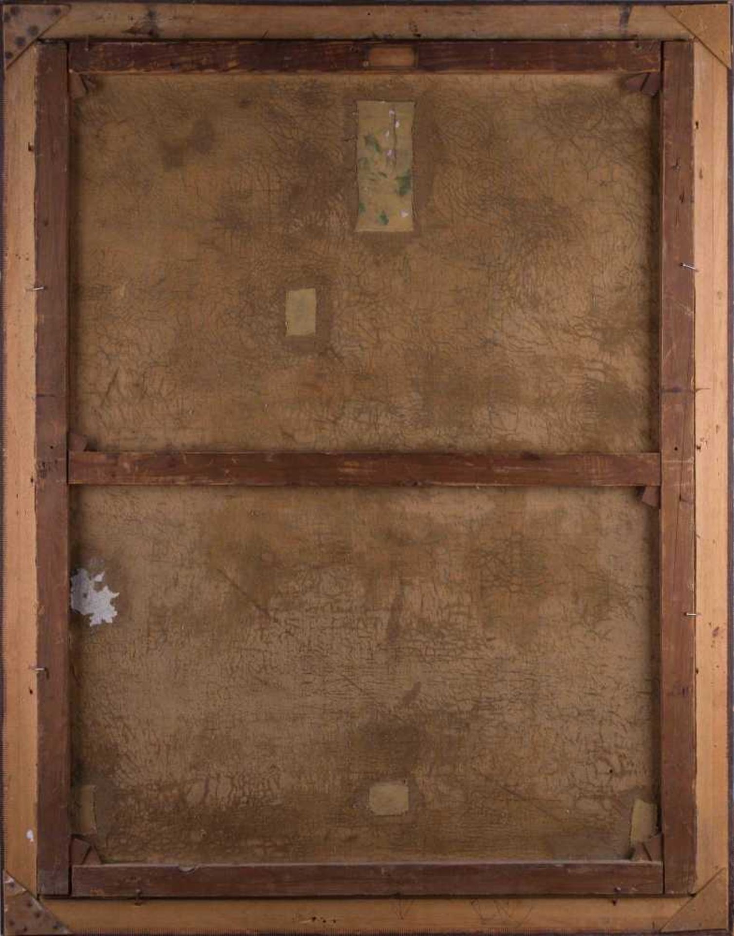 C.Will 19./20. Jhd. "Reisigsammler im Birkenwald" Gemälde Öl/Leinwand, 100 cm x 75 cm, links unten - Bild 6 aus 6