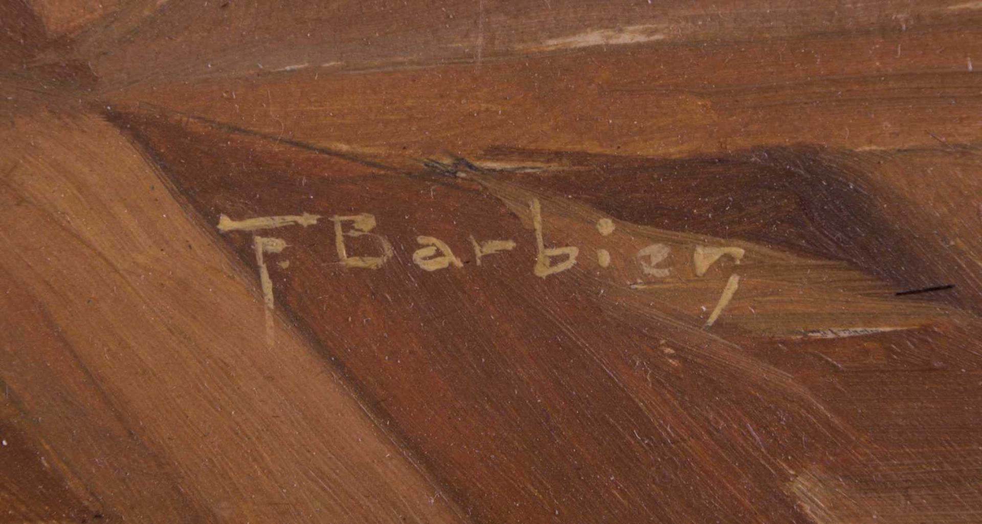 Fernand Jean BARBIER (XX) "Audienz der Kardinäle" Gemälde Öl/Leinwand, 73 cm x 54 cm, rechts unten - Bild 6 aus 7