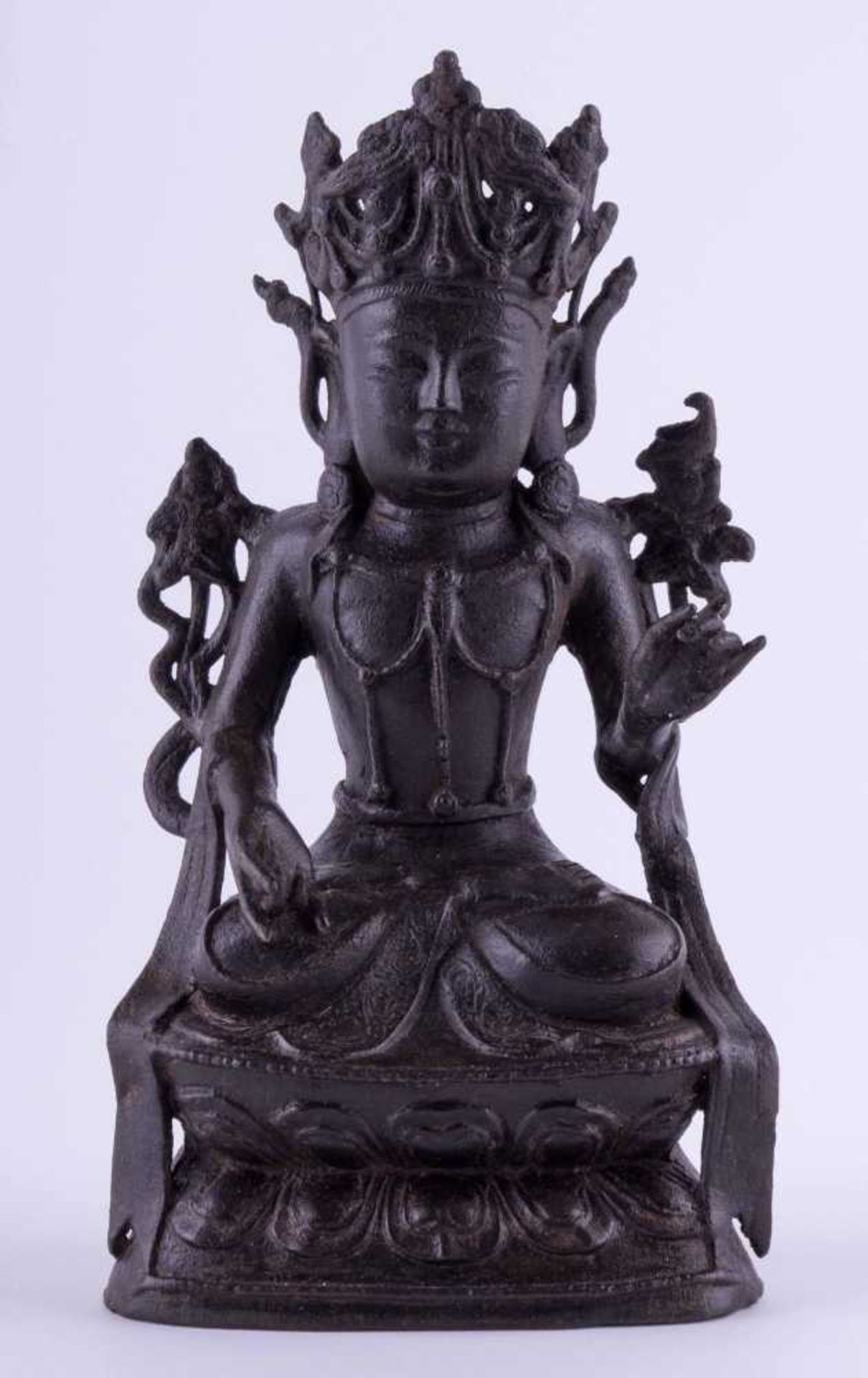 Buddha China Ming Zeit / Buddha, China Ming period Bronze, H: ca. 20 cm / bronze, height: c. 20 cm