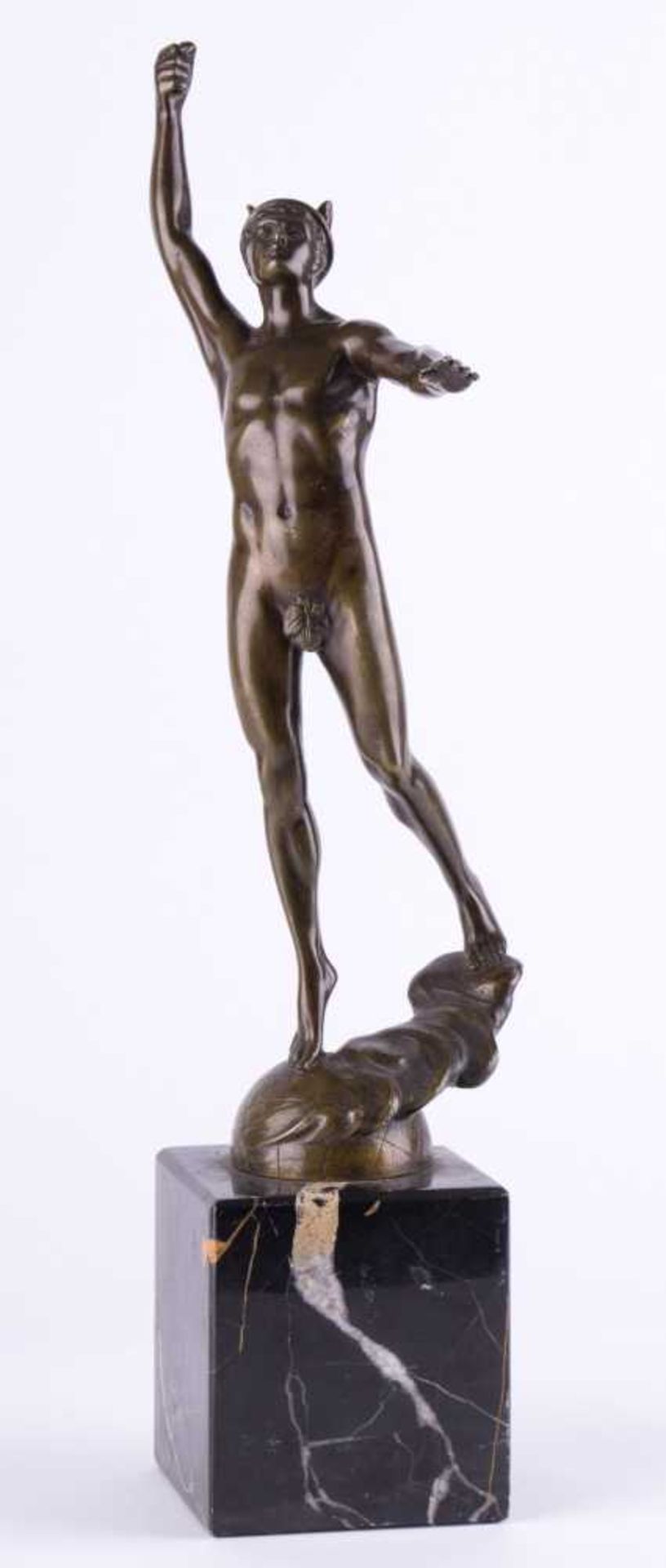 unbekannter Bildhauer des 19./20. Jhd. / Unidentified sculptor, 19th/20th century "Hermes"