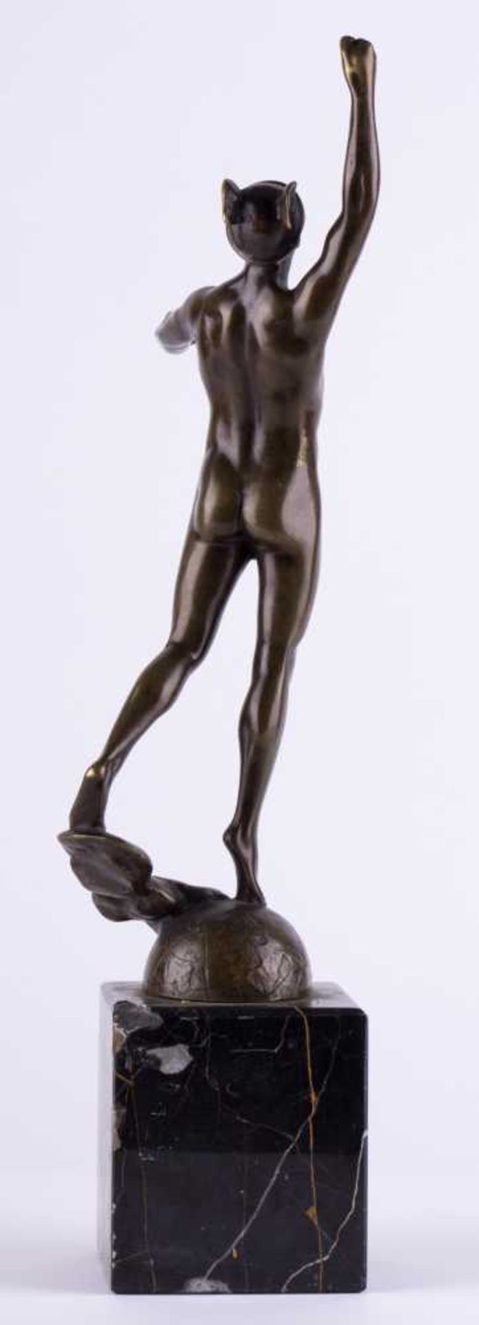 unbekannter Bildhauer des 19./20. Jhd. / Unidentified sculptor, 19th/20th century "Hermes" - Image 3 of 4