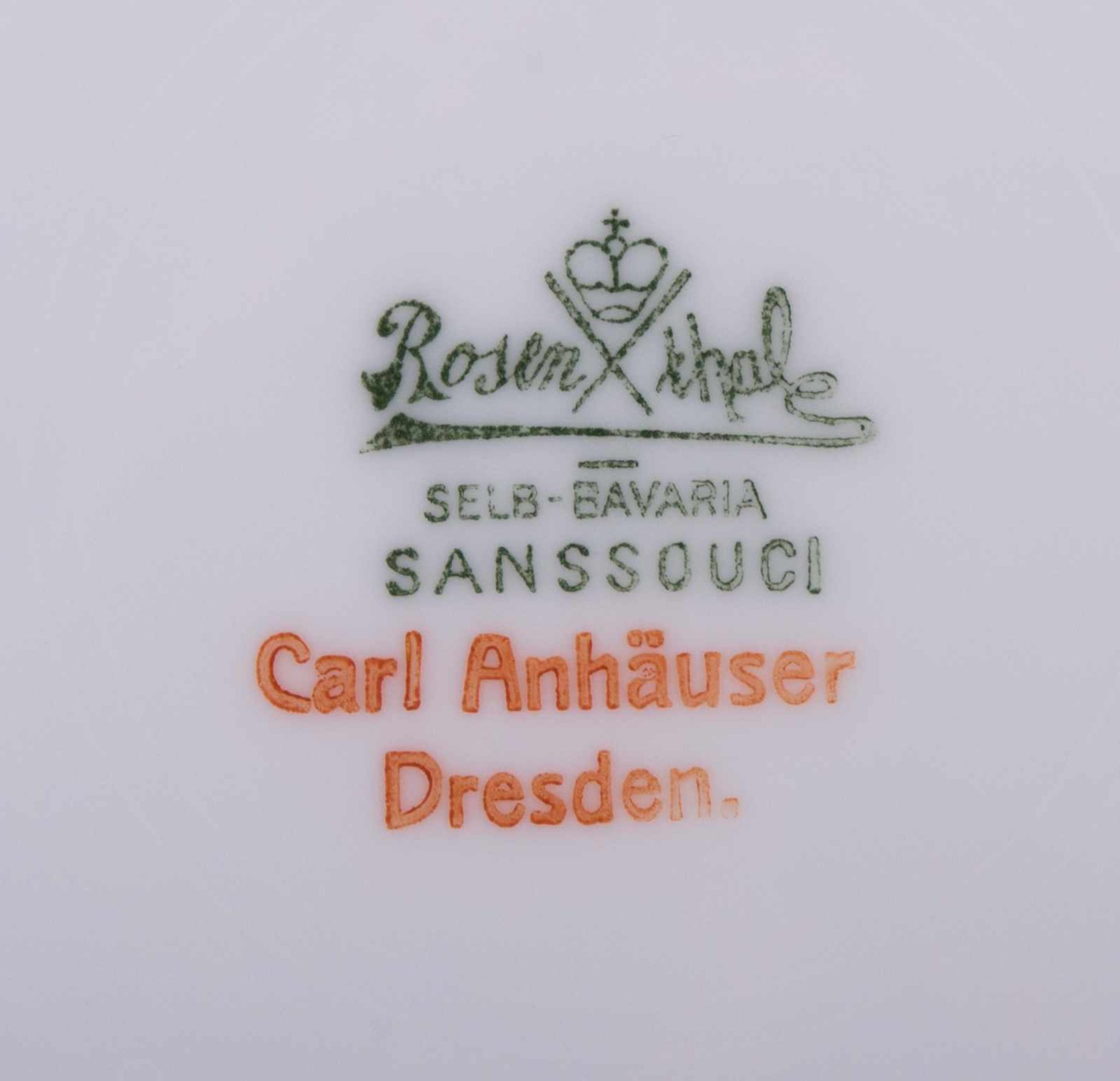 Kaffeegedeck Rosenthal Sanssouci um 1920/30 / Coffee set, Rosenthal Sanssouci about 1920/30 Carl - Bild 5 aus 5