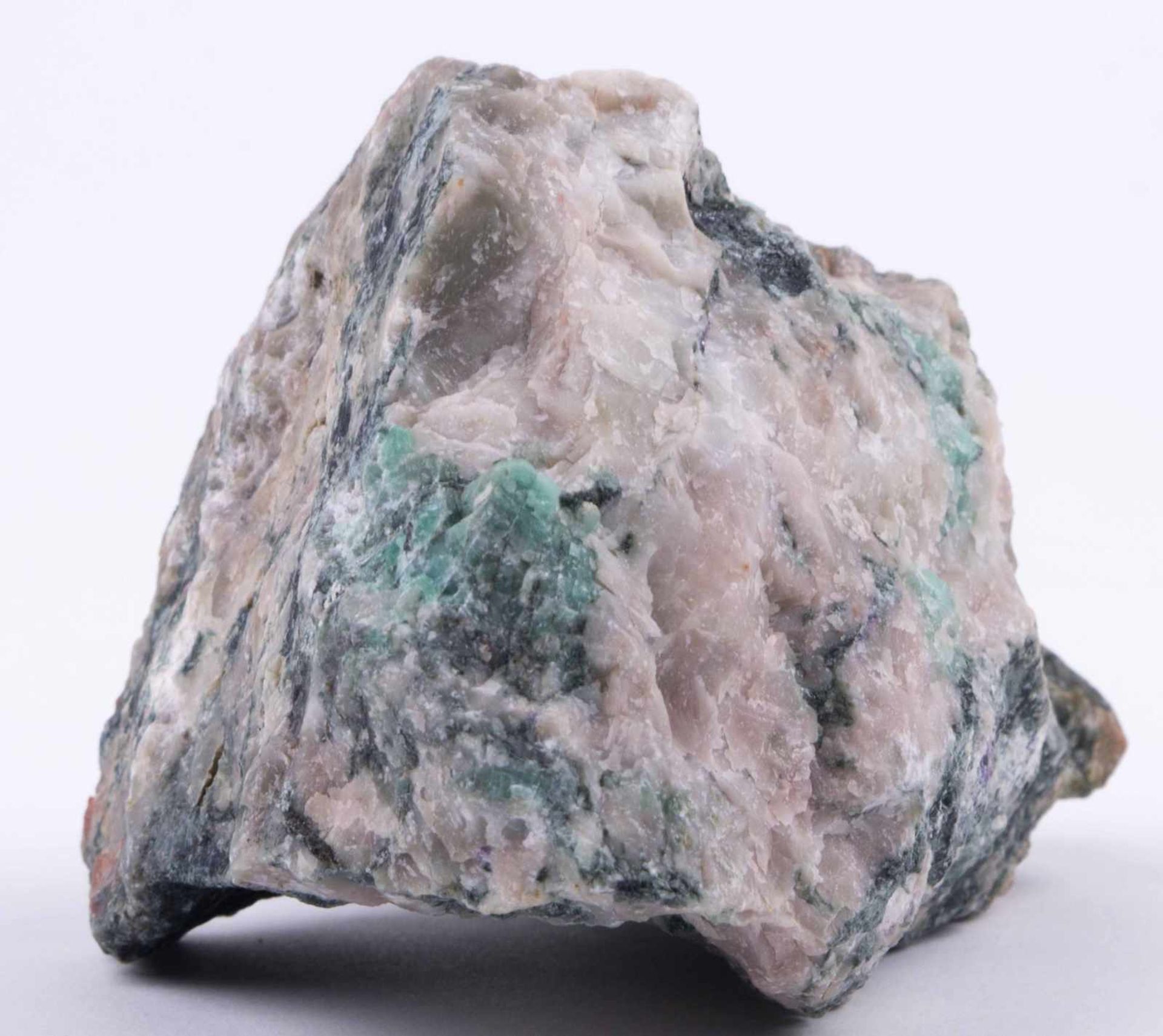 Smaragd im Muttergestein Kolumbien / Emerald in parent rock, Colombia Smaragd in sehr schöner Farbe, - Bild 2 aus 3