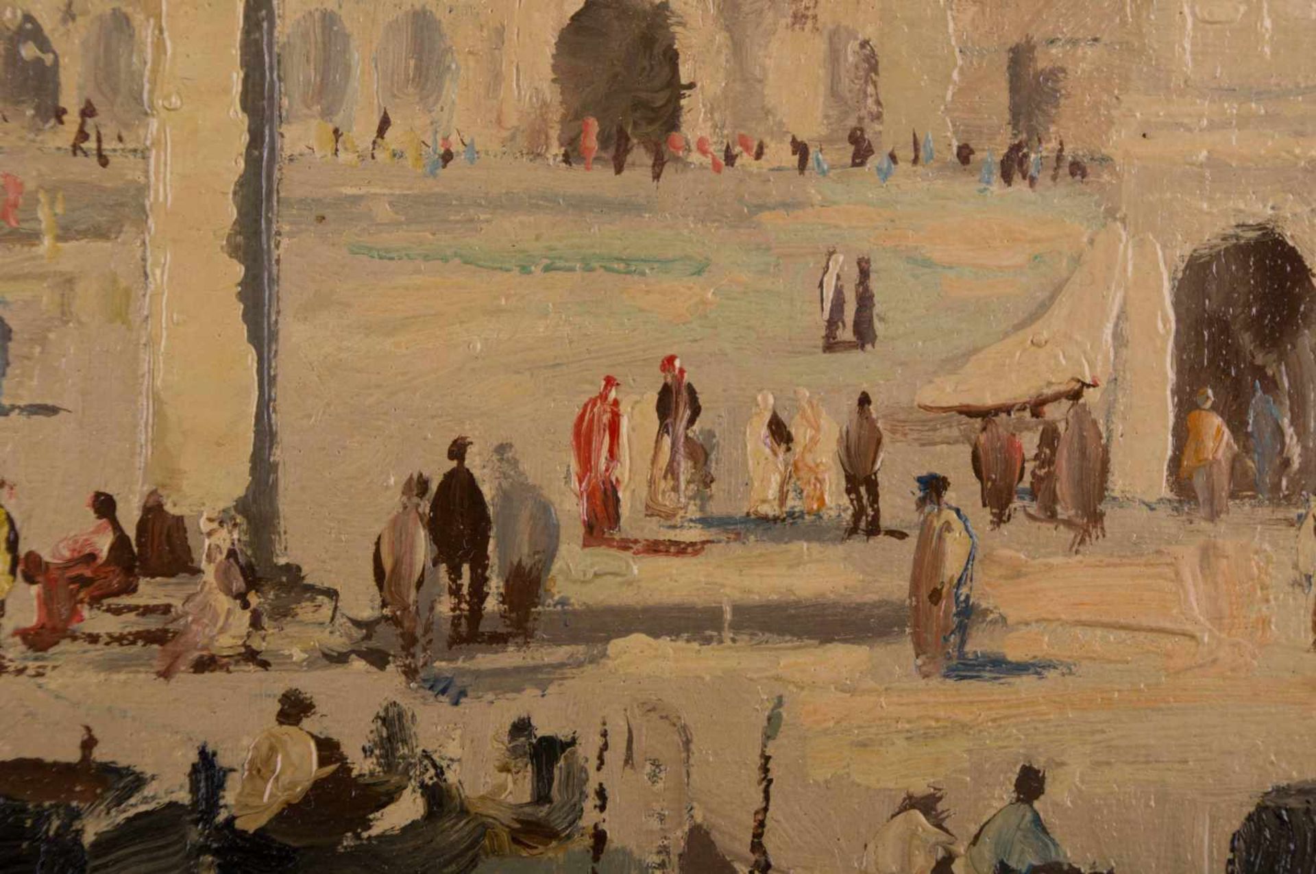 Erich DEMMIN (1911-1997) "Venedig" Gemälde Öl/Leinwand, 60 cm x 80 cm, links unten signiert "Venice" - Image 4 of 8