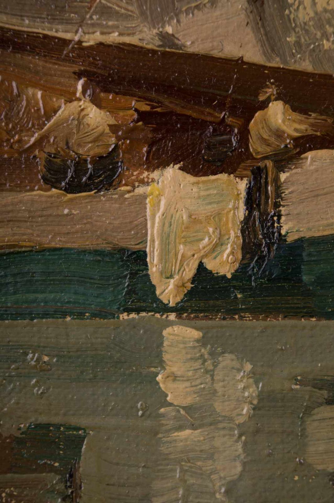 Erich DEMMIN (1911-1997) "Venedig" Gemälde Öl/Leinwand, 60 cm x 80 cm, links unten signiert "Venice" - Image 6 of 8