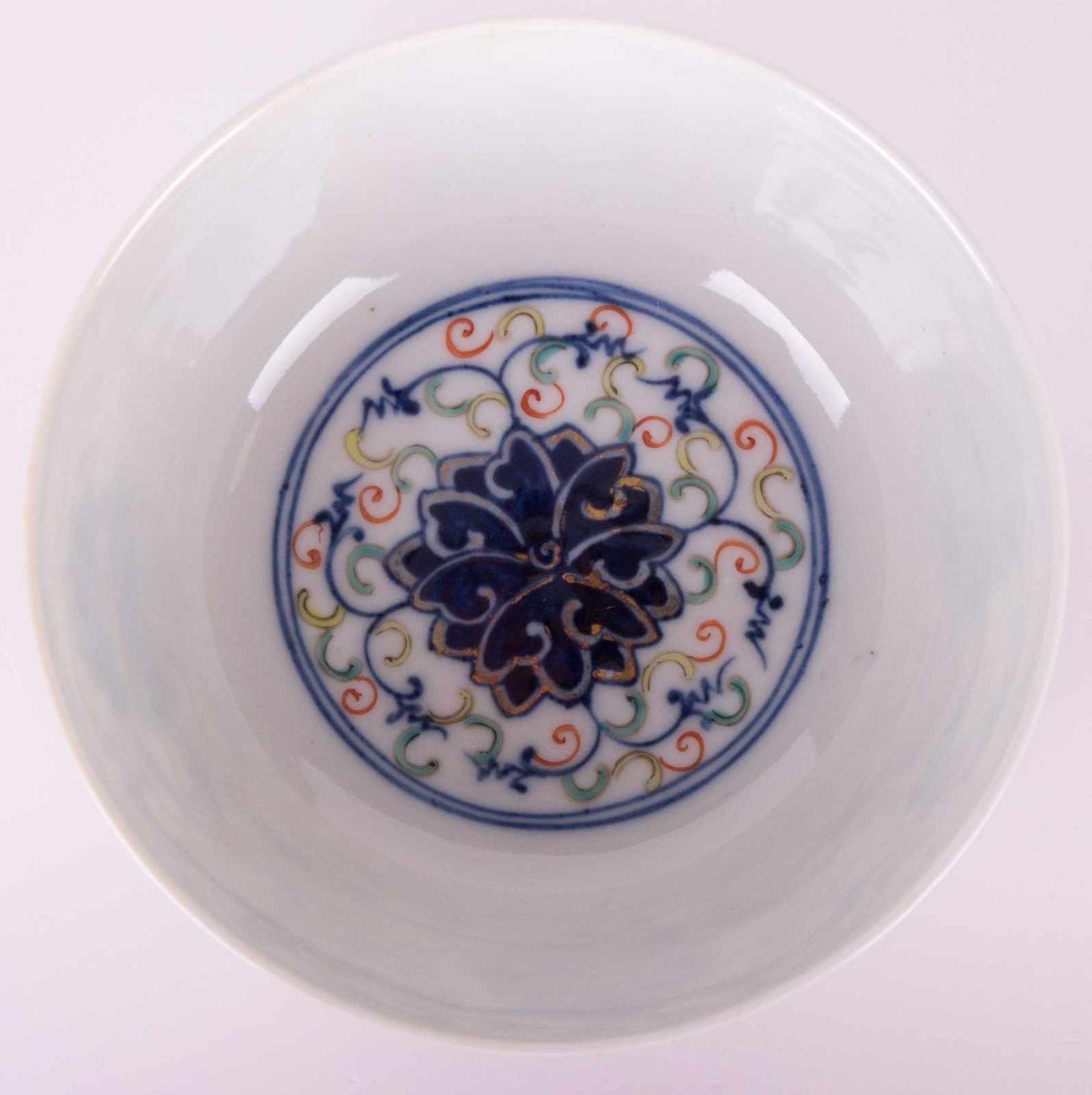 Porzellan Schale China 19. Jhd./20. Jhd. / Porcelain bowl, China 19th/20th century Polychrom - Image 3 of 5