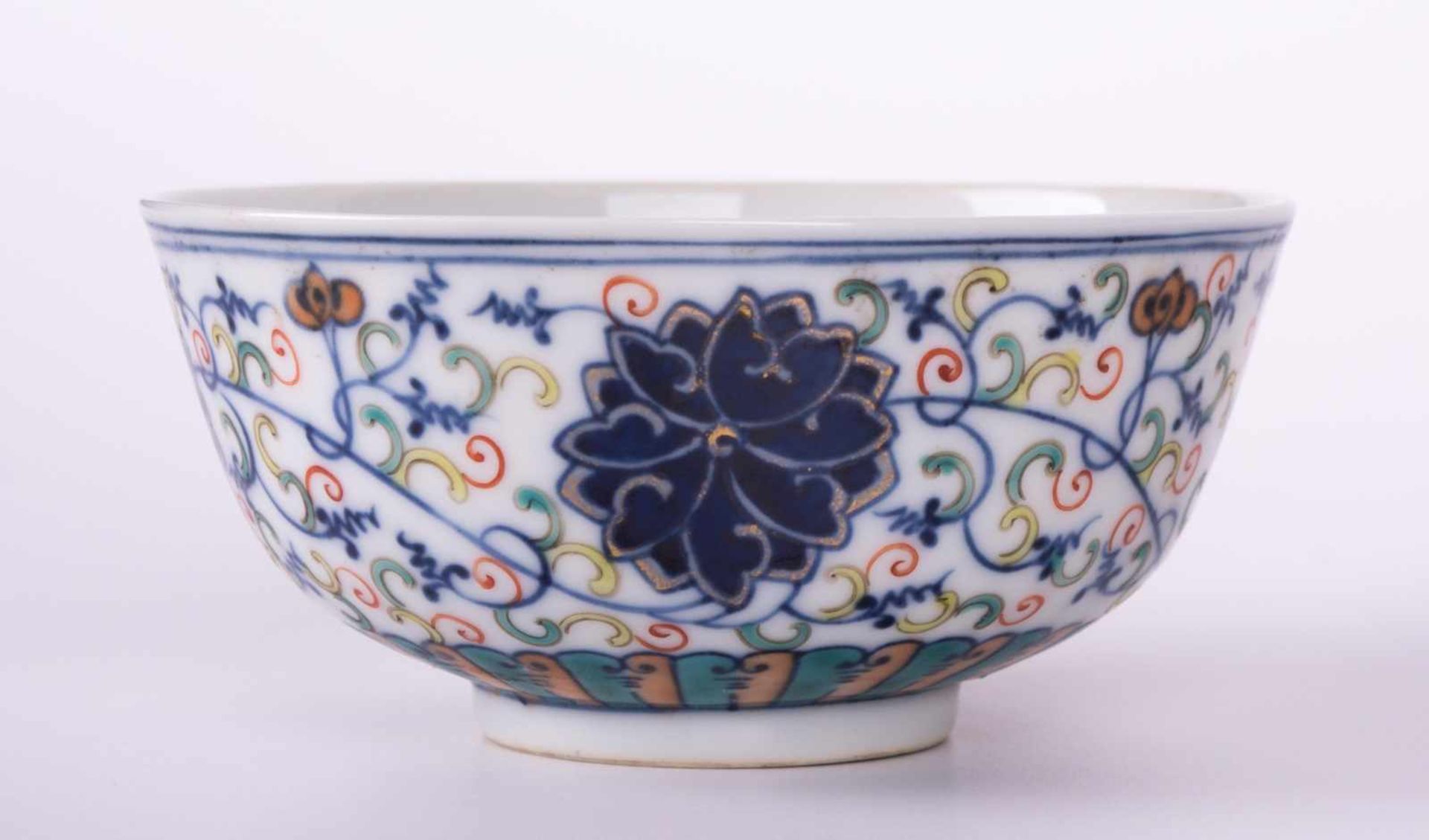 Porzellan Schale China 19. Jhd./20. Jhd. / Porcelain bowl, China 19th/20th century Polychrom