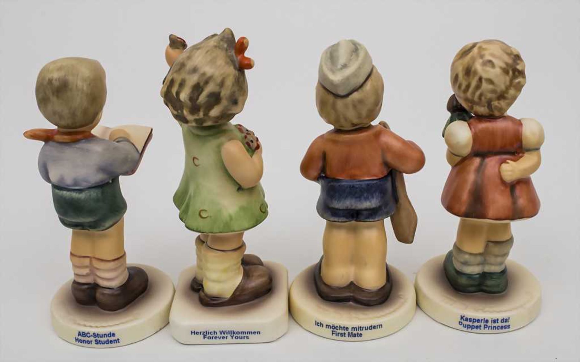 Lot 8 kleine Hummel-Clubfiguren / Small Hummel Figurines, Goebel, Oeslau, 20. Jh. Material: - Image 3 of 5