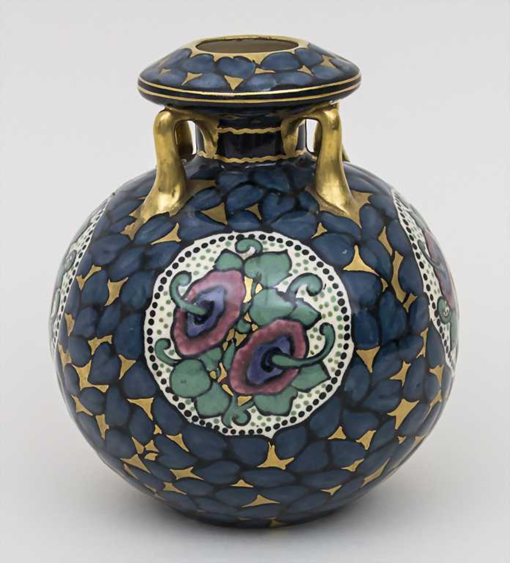 Jugendstil Vase / Art Nouveau Vase, Ernst Wahliss, Turn-Teplitz, ca. 1910 Material: Keramik,