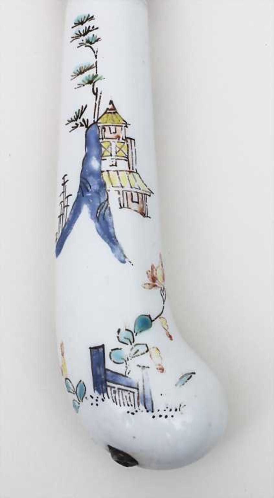 Messer mit Chinoiserie / Knife With Chinese Decor, wohl Meissen, 18. Jh. Material: kolbenförmige - Image 3 of 3