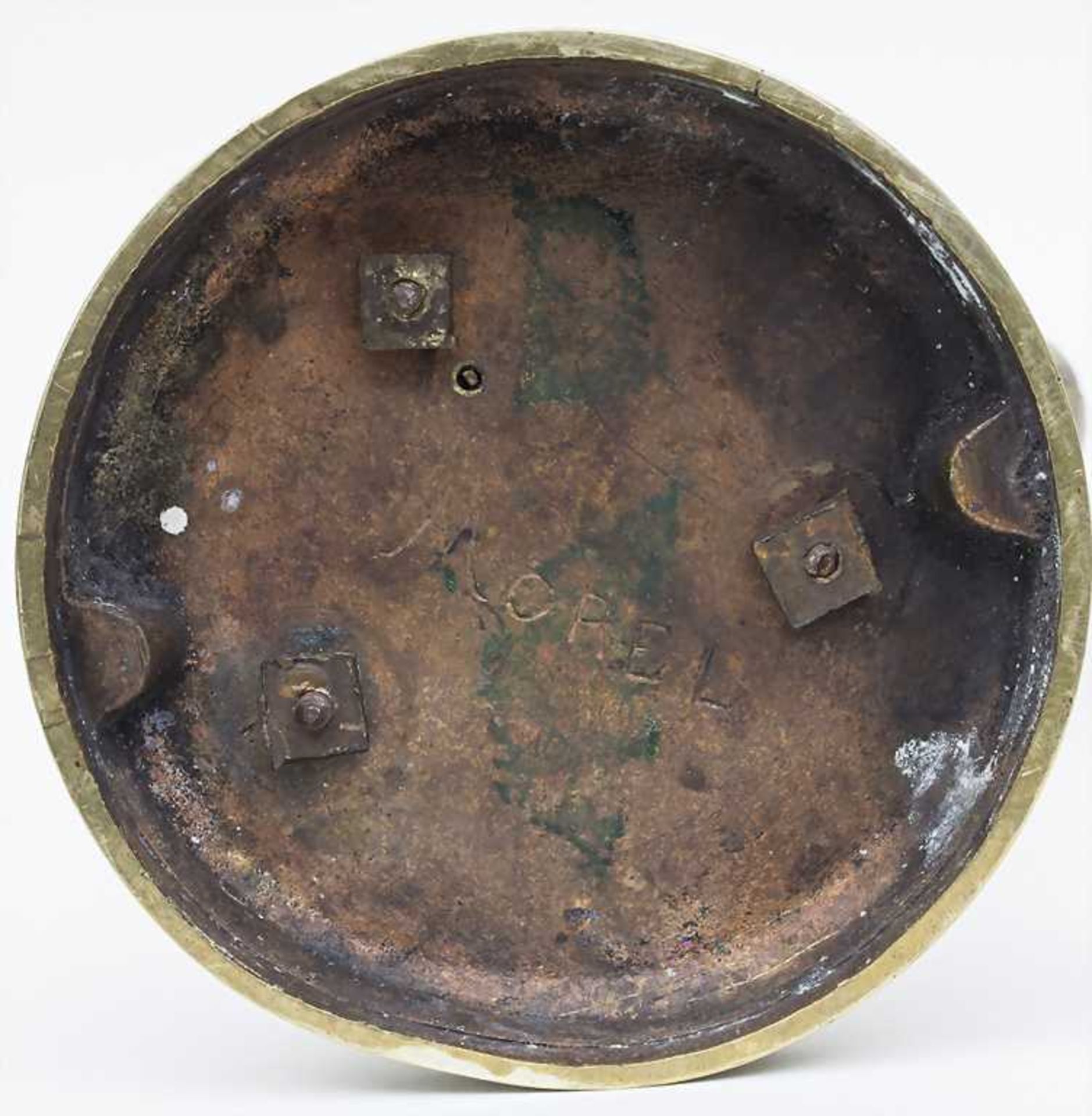 Henri Giraud (?-1895), Mandolinenspieler / Mandolonist Material: Bronze, patiniert,Höhe: 35 cm, - Bild 4 aus 4
